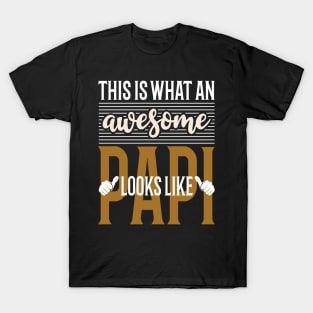 This is what an awesome pappi looks like T-Shirt